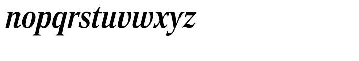 Rocky Condensed Medium Italic Font LOWERCASE