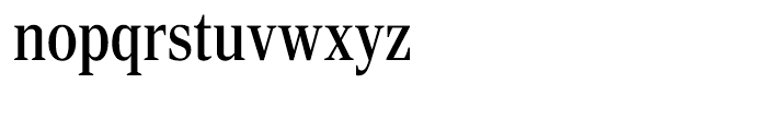 Rocky Condensed Regular Font LOWERCASE