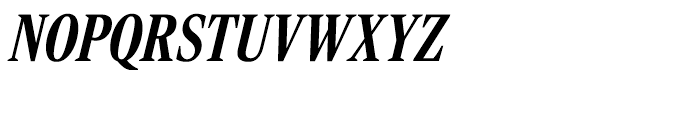 Rocky Extra Condensed Bold Italic Font UPPERCASE