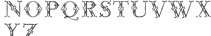 Rococo Titling Regular Font UPPERCASE