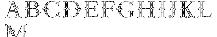 Rococo Titling Regular Font LOWERCASE