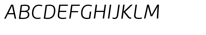 Roihu Light Italic Font UPPERCASE