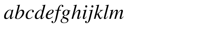 Roman Cyrillic Three Italic Font LOWERCASE