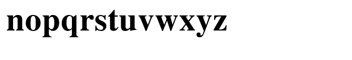 Roman Cyrillic Three Semibold Font LOWERCASE