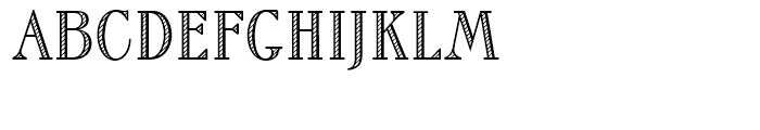 Roman Shaded Alternate Font UPPERCASE