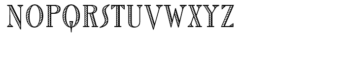 Roman Shaded Alternate Font UPPERCASE