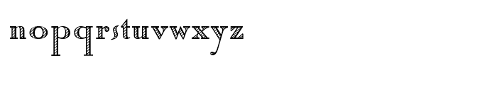 Roman Shaded Alternate Font LOWERCASE