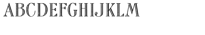 Roman Shaded Regular Font UPPERCASE
