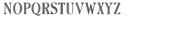 Roman Shaded Regular Font UPPERCASE