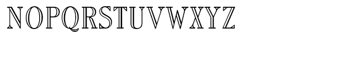 Roman Stylus Normal Font UPPERCASE