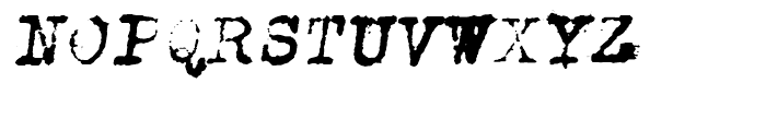 Romanstone One Oblique Font UPPERCASE