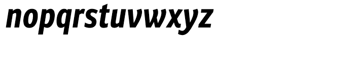 Ronnia Condensed Bold Italic Font LOWERCASE