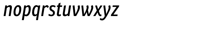 Ronnia Condensed Italic Font LOWERCASE