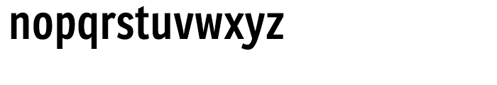 Ronnia Condensed Semi Bold Font LOWERCASE