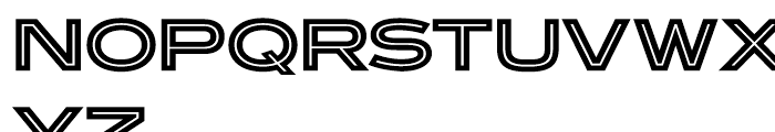 Ronsard Crystal Regular Font UPPERCASE