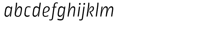 Ropa Sans Pro Light Italic Font LOWERCASE