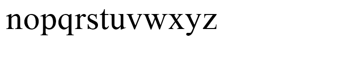 Rosenberg Serif Bold Font LOWERCASE