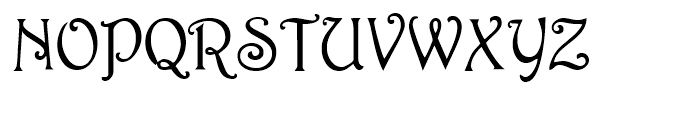 Rossetti Regular Font UPPERCASE