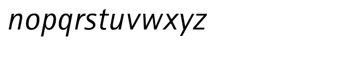 Rotis Sans Hellenic Regular Italic Font LOWERCASE