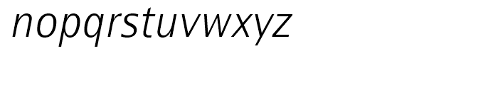 Rotis Semi Sans Light Italic 46 Font LOWERCASE