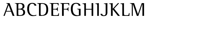 Rotis Semi Serif Hellenic Regular Font UPPERCASE