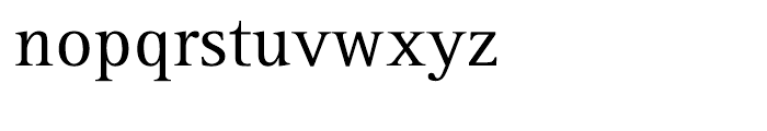 Rotis Serif 55 Roman Font LOWERCASE