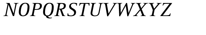 Rotis Serif 56 Cyrillic Italic Font UPPERCASE