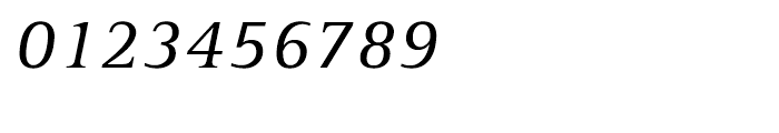 Rotis Serif 56 Greek Italic Font OTHER CHARS