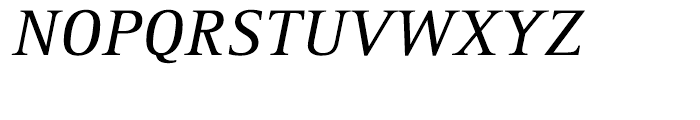 Rotis Serif Hellenic Regular Italic Font UPPERCASE