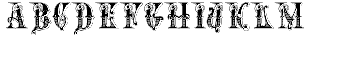 Rough Riders Redux Font UPPERCASE