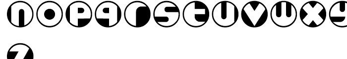 Roundel Regular Font LOWERCASE