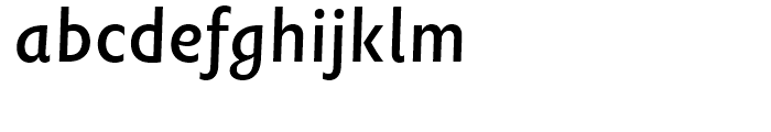 Rowton Sans FY Medium Italic Font LOWERCASE