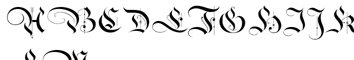 Royal Bavarian Plain Font UPPERCASE
