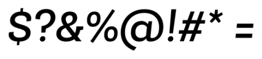 Roble Alt Medium Italic Font OTHER CHARS