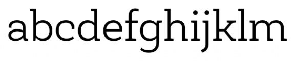 Roble Light Font LOWERCASE