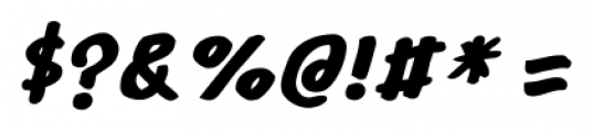 Robolt X Hand Bold Italic Font OTHER CHARS