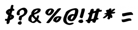 Robolt X Hand Italic Font OTHER CHARS