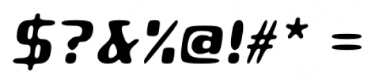 Roboo 4F Italic Font OTHER CHARS