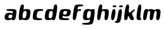 Roboo 4F Italic Font LOWERCASE