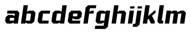 Robotesqa 4F Bold Italic Font LOWERCASE