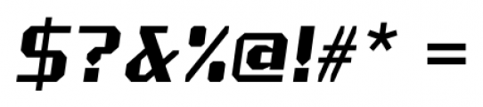 Robotesqa 4F Italic Font OTHER CHARS