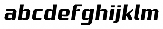 Robotesqa 4F Italic Font LOWERCASE