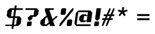 Robotesqa 4F Light Italic Font OTHER CHARS