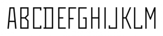 Rodchenko Condensed Light Font LOWERCASE