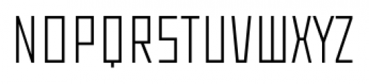 Rodchenko Condensed Light Font LOWERCASE