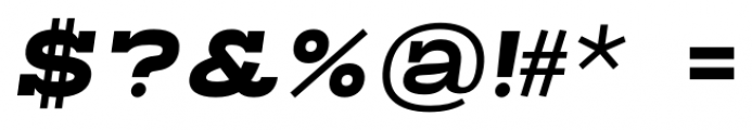 Rodeqa Slab 4F Bold Italic Font OTHER CHARS