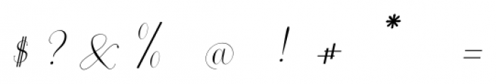 Roicamonta Basic Italic Font OTHER CHARS