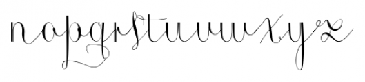 Roicamonta Curly Font LOWERCASE
