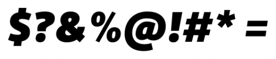 Roihu ExtraBlack Italic Font OTHER CHARS