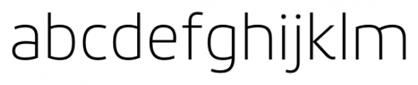 Roihu Thin Font LOWERCASE